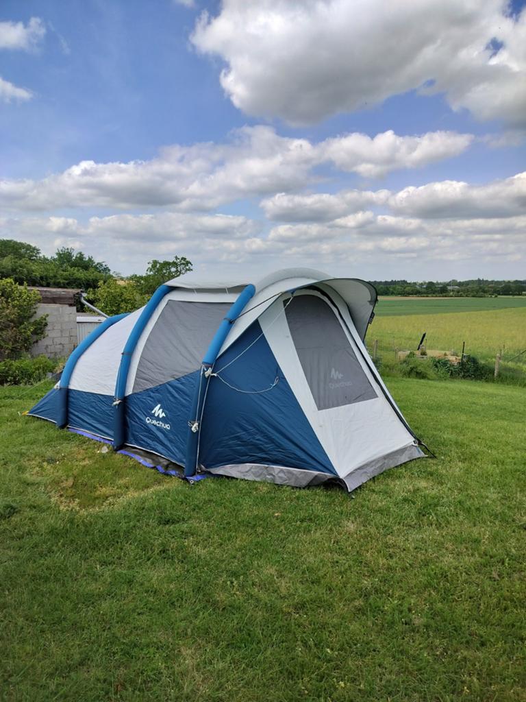 Quecha air seconds 4.1 FRESH&BLACK, Caravans en Kamperen, Tenten, Ophalen