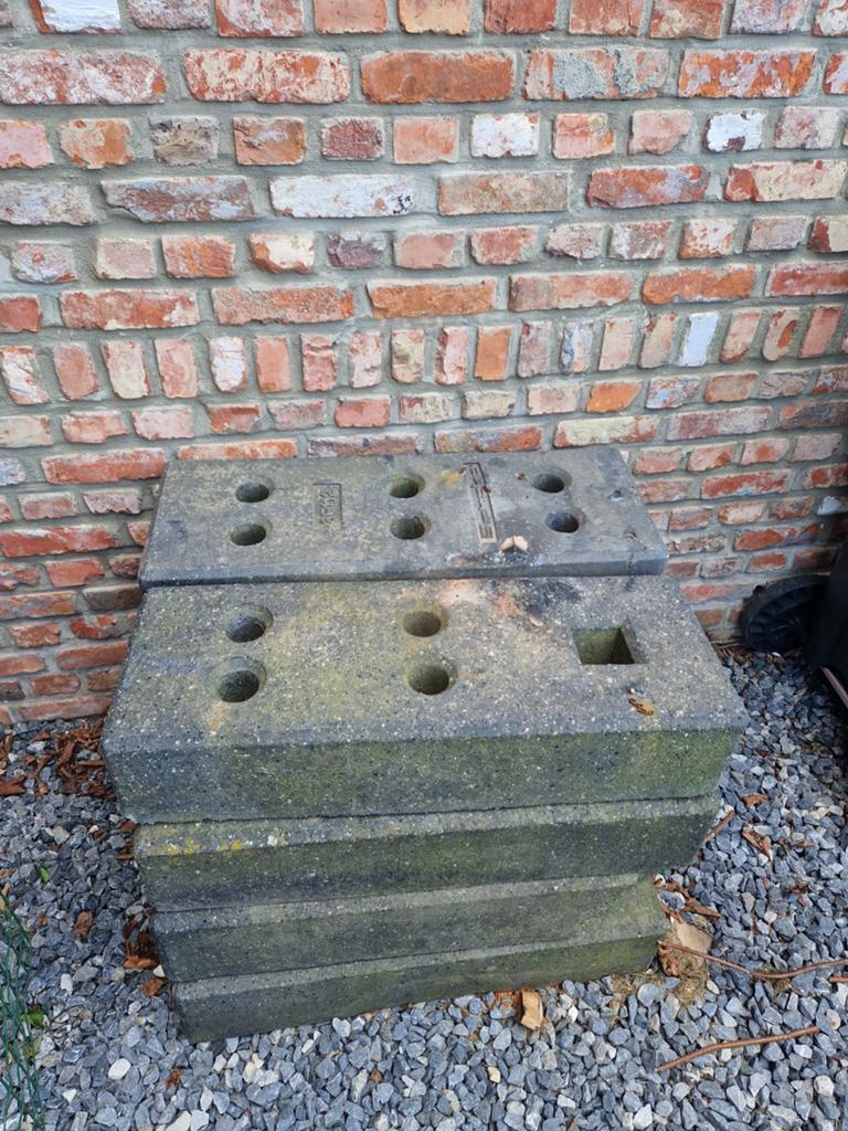Werfhekken met toebehoren, Ophalen