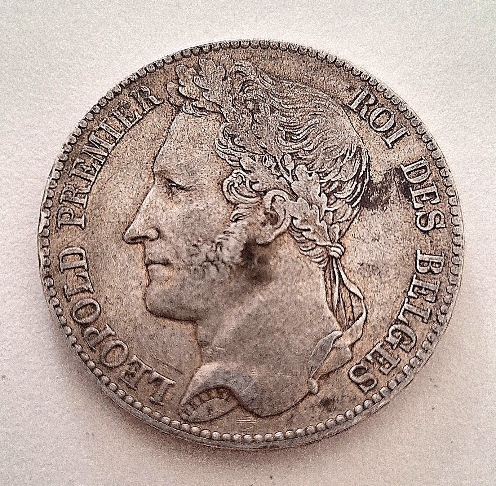 5 francs 1847 Leopold I zilver zeldzame kwaliteit, Postzegels en Munten, Munten | België, Ophalen of Verzenden, Zilver, Zilver
