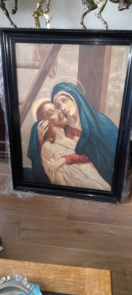 Jezus en Maria, Antiek en Kunst, Antiek | Religieuze voorwerpen, Ophalen
