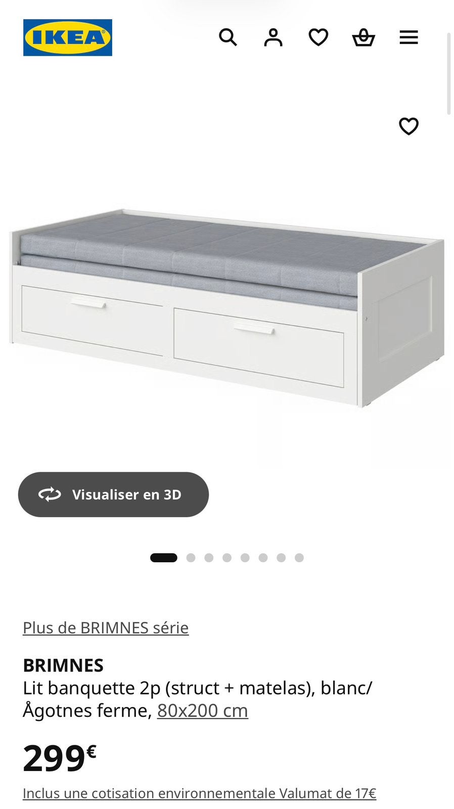 Lit NEUF, Enlèvement, Comme neuf