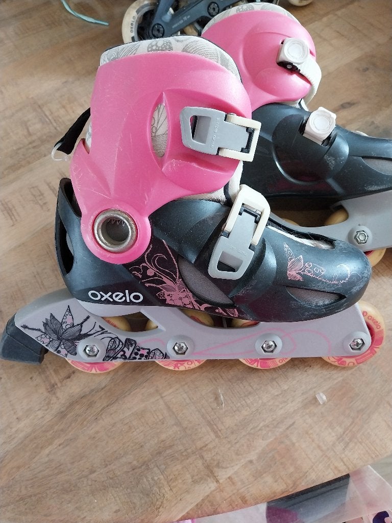 Rolschaatsen maat 32-33-34, Kinderen en Baby's, Ophalen, Verstelbaar, Gebruikt, Kinderen