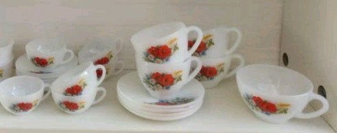 Set Arcopal Klaproos, Ophalen, Gebruikt