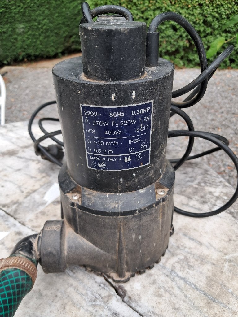 Dompelpomp, Jardin & Terrasse, Pompes à eau, Enlèvement, Utilisé, Électrique, Pompe à eaux claires