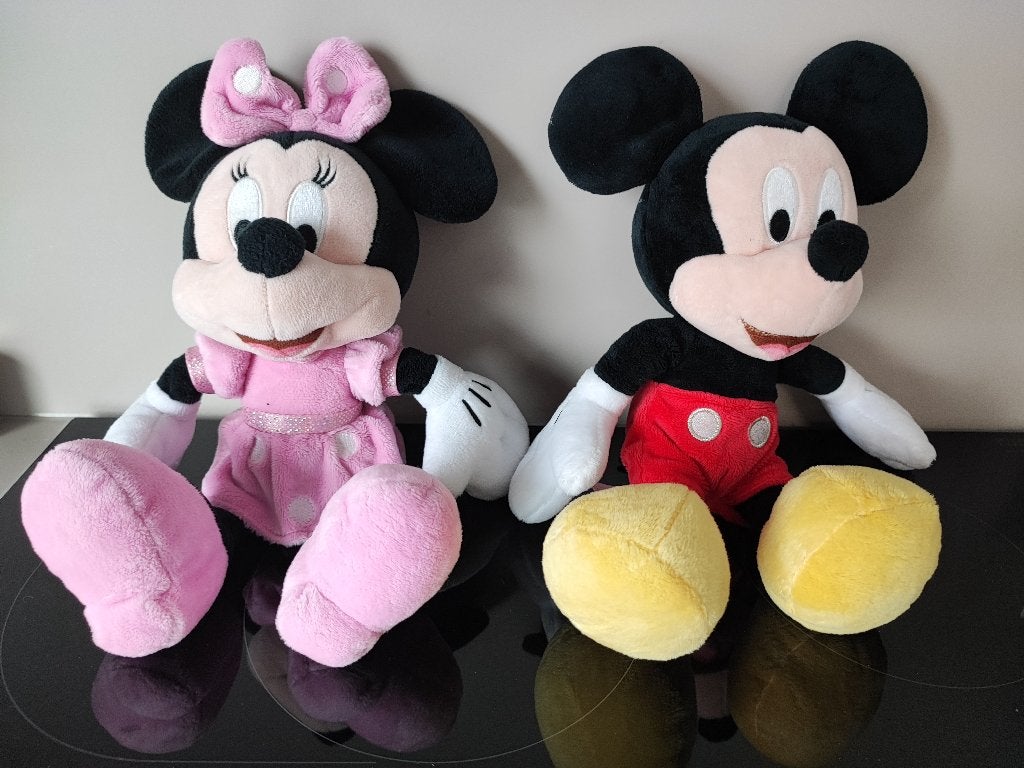 *71(40)Disney Simbatoys “Mickey+Minnie “ AAN ELK ERNSTIG BOD, Kinderen en Baby's, Speelgoed | Knuffels en Pluche, Ophalen, Disney