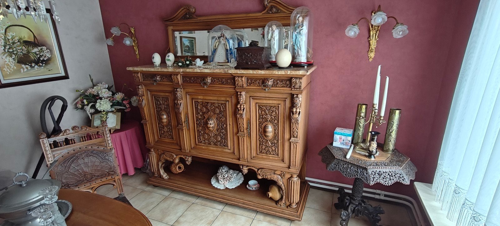 Unieke neo-renaissance eetkamer in uitstekende staat, Ophalen