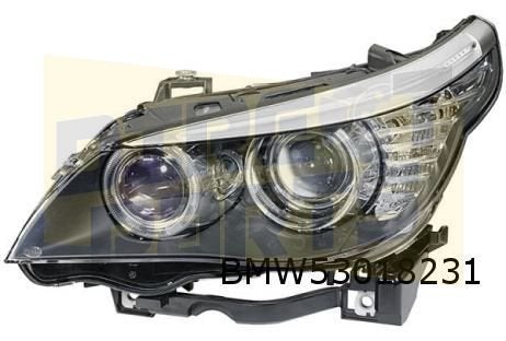 BMW 5-Serie (4/07-) Koplamp Links (HID/DBL) OES! 63127045691, Neuf, -, -, Envoi