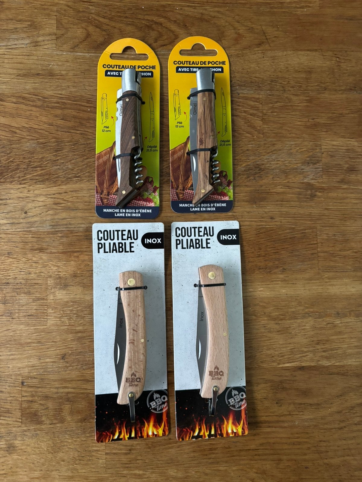 4 zakmessen, Verzenden, Nieuw