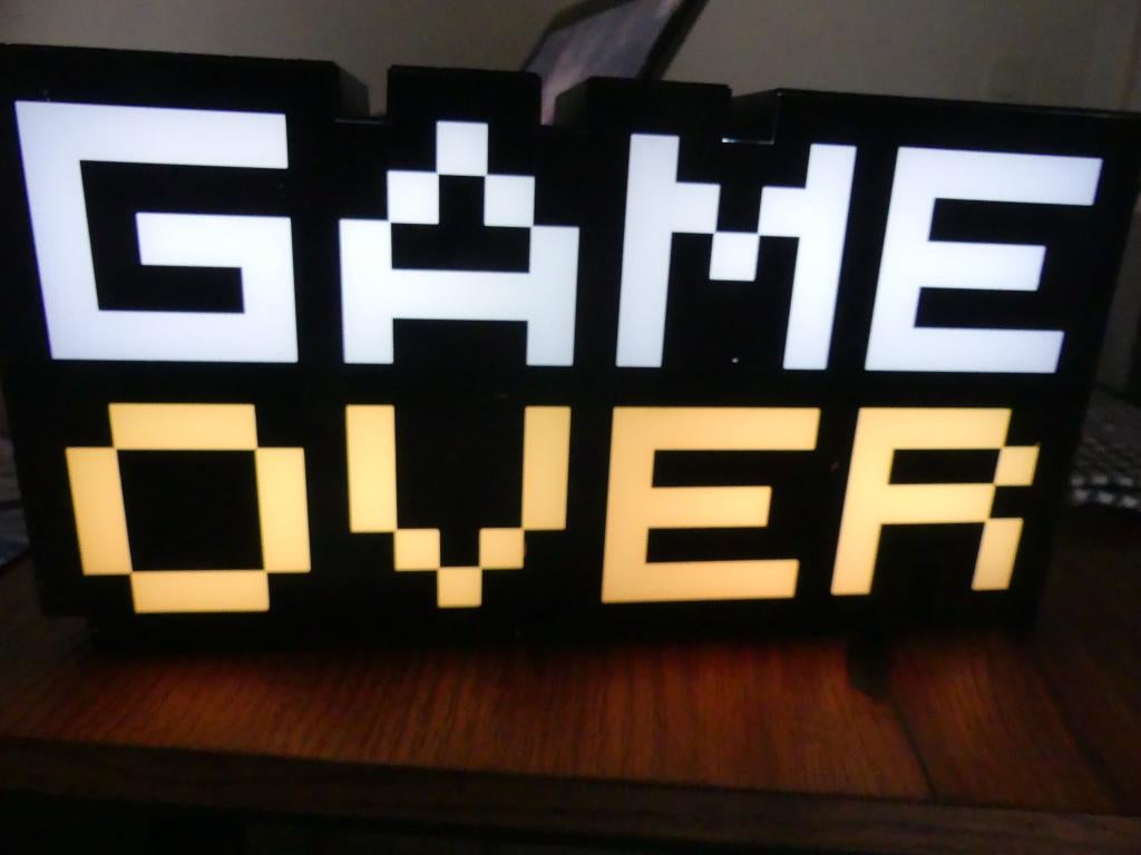 Paladone Game Over Display, Games en Spelcomputers, Games | Pc, Ophalen of Verzenden, Zo goed als nieuw, Muziek