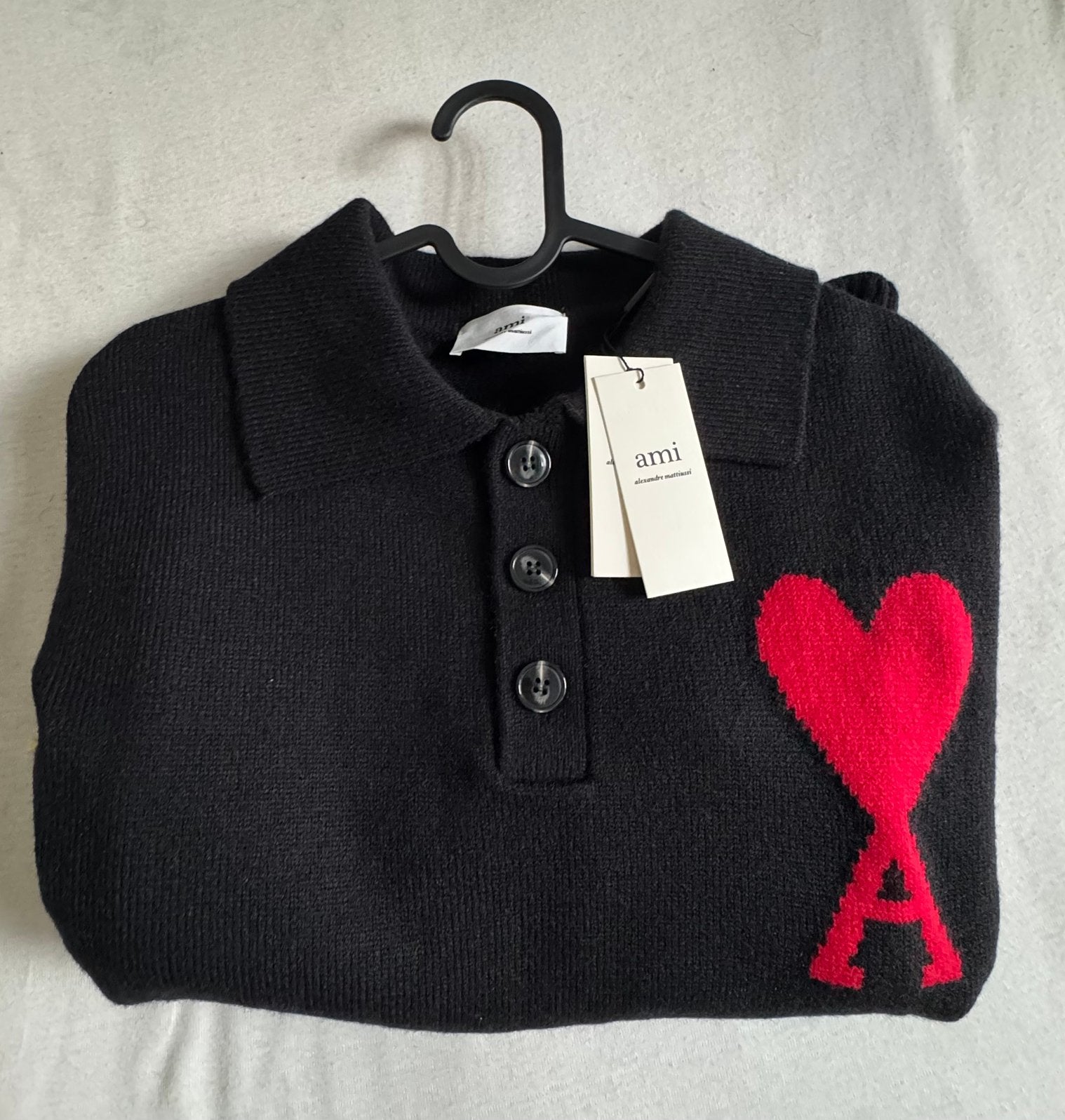 Ami trui (zwart), Vêtements | Hommes, Pulls & Vestes, Envoi, Neuf, Taille 48/50 (M), Noir