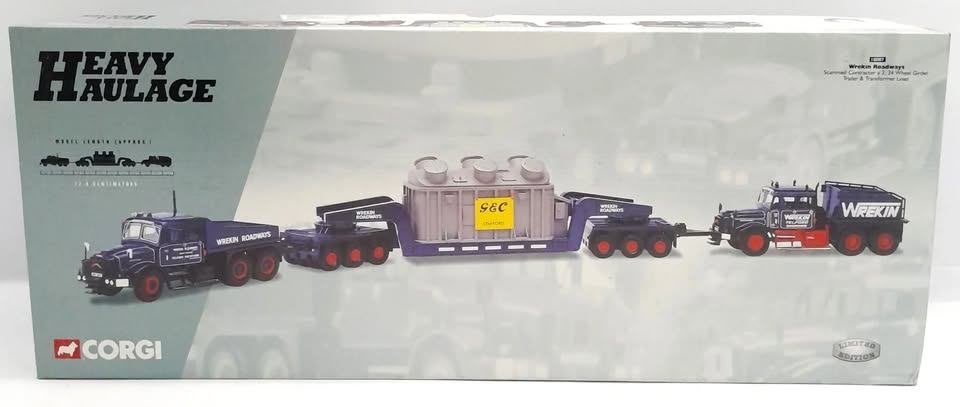Corgi (Heavy Transport), une boîte de 1:50 18007 Scammell, Hobby & Loisirs créatifs, Voitures miniatures | 1:50, Enlèvement ou Envoi