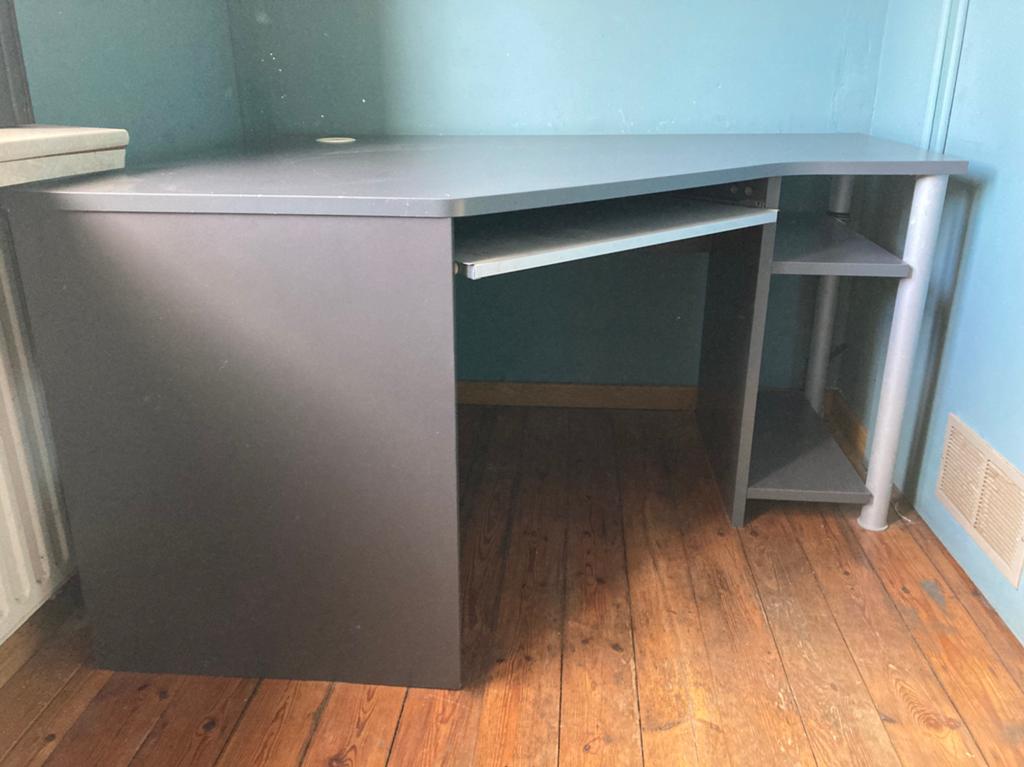 Mobilier de bureau, Autres marques, Goulotte de câbles, 143 cm, Gris