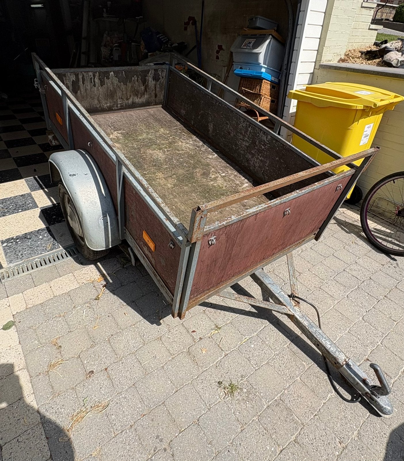 Remork, Auto diversen, Aanhangwagen-onderdelen, Ophalen, Gebruikt