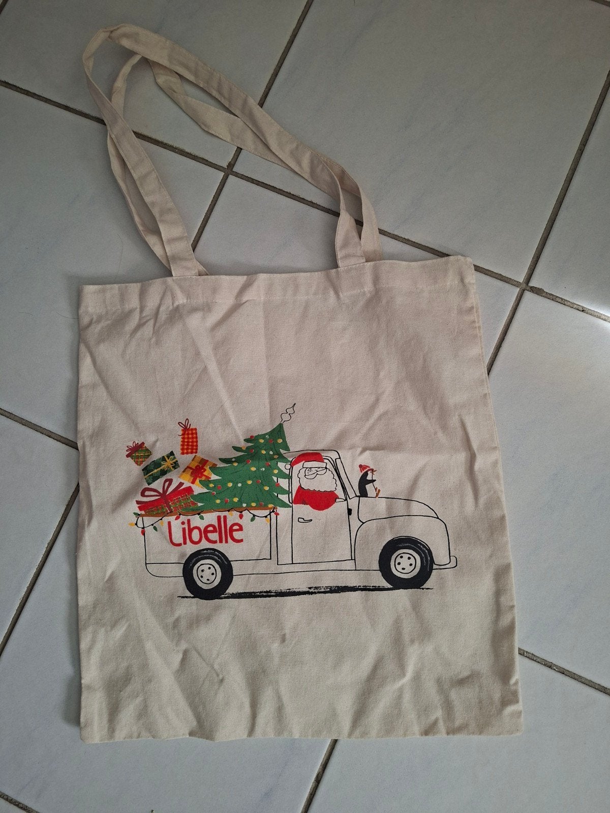 katoenen draagtas libelle, Ophalen of Verzenden, Zo goed als nieuw, Beige, Shopper