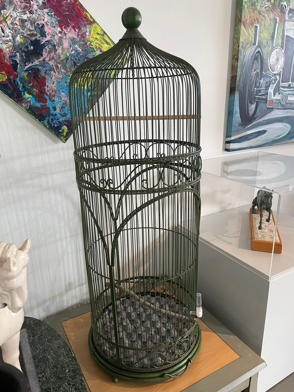 CAGE À OISEAUX XXL EN PARFAIT ÉTAT