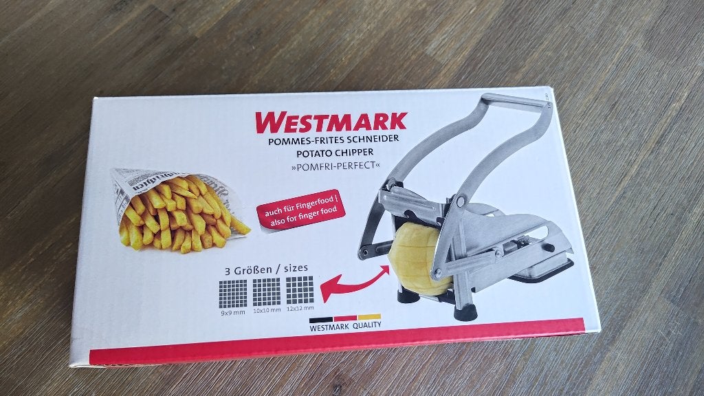 Westmark frietsnijder, Ophalen, Zilver, Zo goed als nieuw, Metaal
