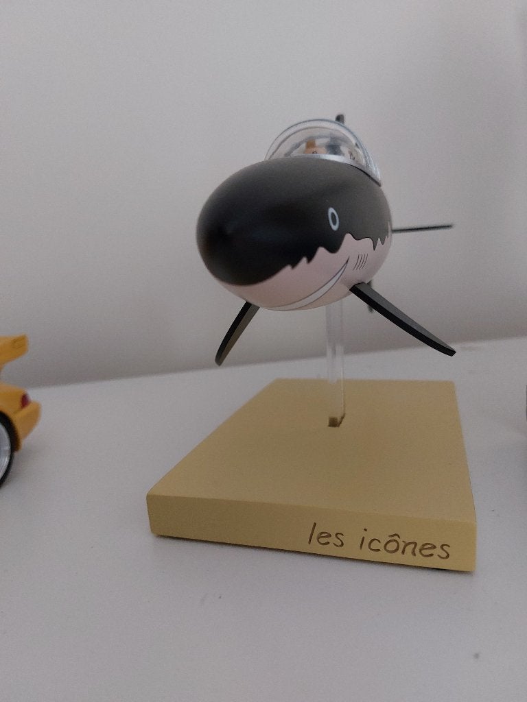 Icônes de Tintin et le requin avec boîte et certificat., Collections, Enlèvement ou Envoi, Tintin, Neuf, Statue ou Figurine