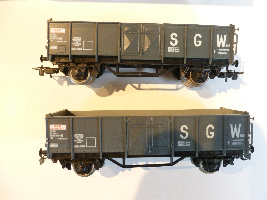 TRAINS HO, Ophalen of Verzenden, Gelijkstroom, Wagon, Piko