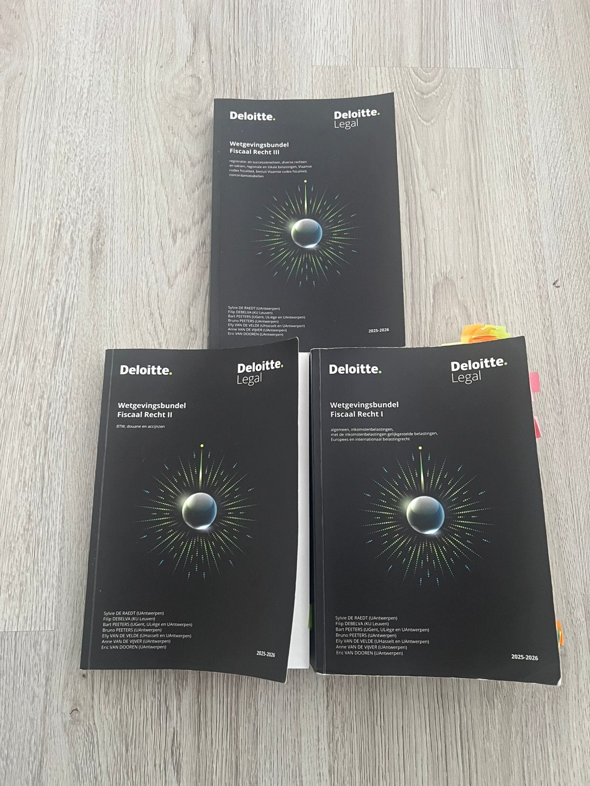 Wetgevingsbundels Fiscaal Recht 2025-2026- Deloitte Legal, Boeken, Ophalen of Verzenden, Zo goed als nieuw, Hoger Onderwijs