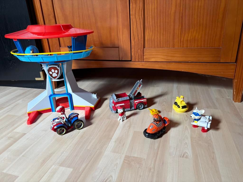 Paw Patrol set, Kinderen en Baby's, Speelgoed | Actiefiguren, Ophalen of Verzenden, Gebruikt