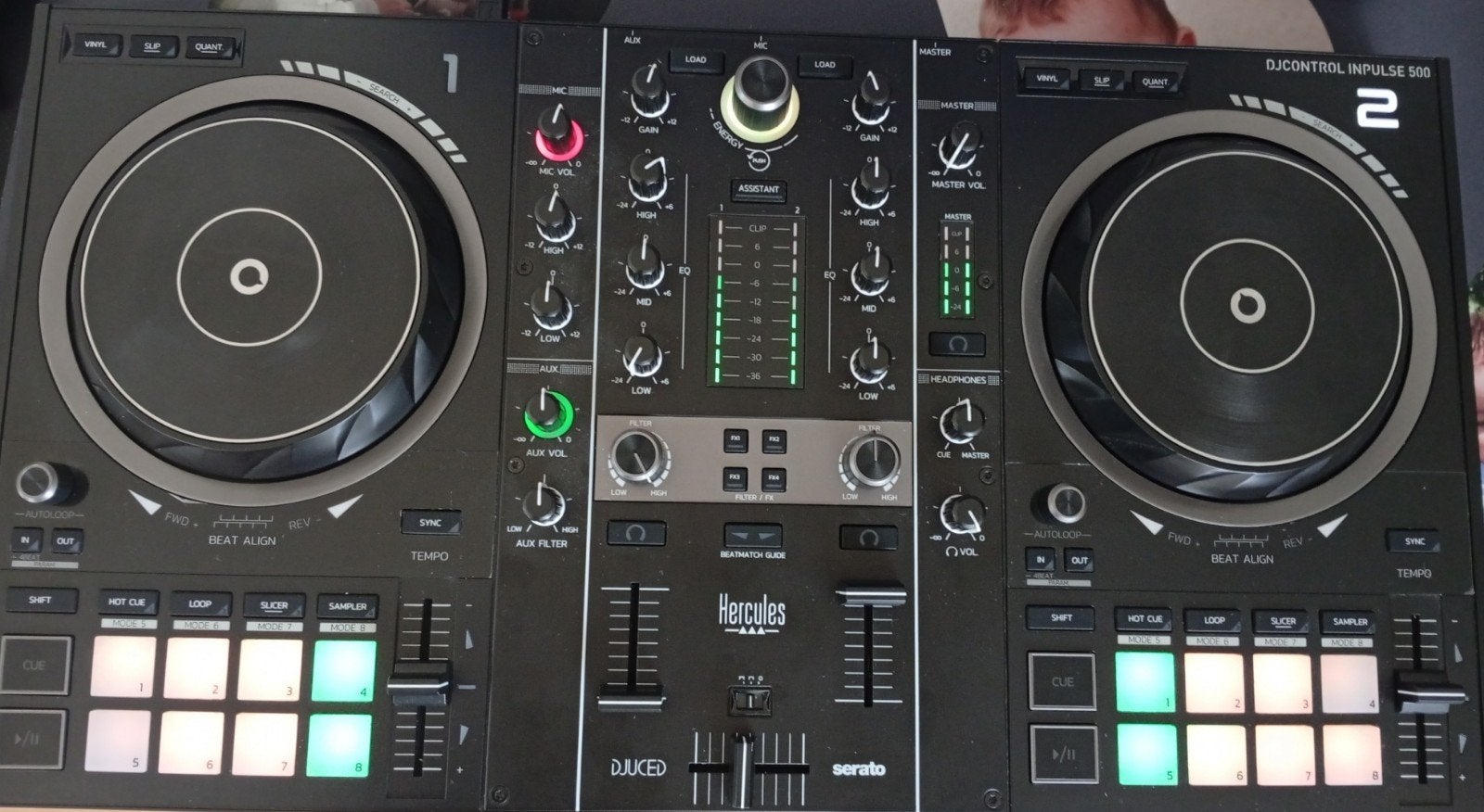 Hercules DJ Control Inpulse 500, Muziek en Instrumenten, Dj-sets en Draaitafels, Ophalen of Verzenden