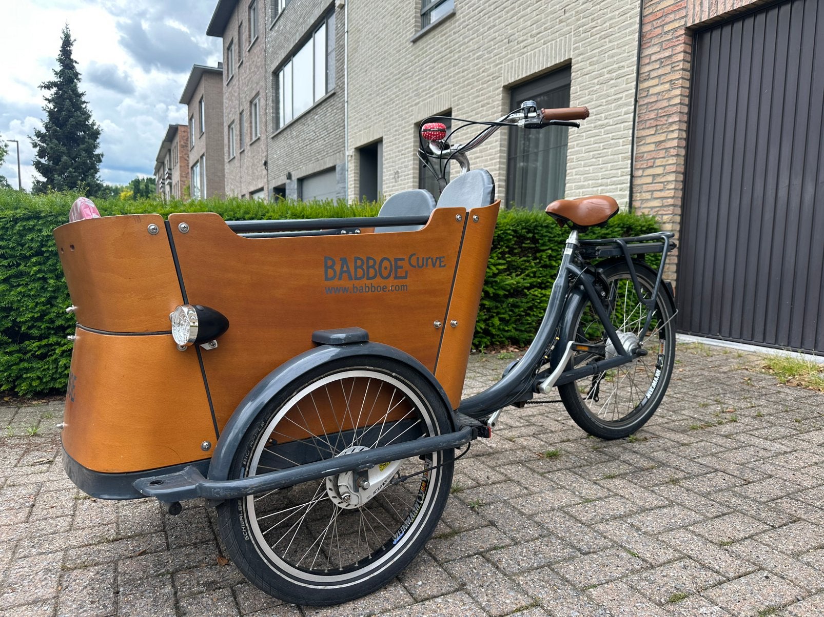 Babboe Curve Elektrische Bakfiets, Ophalen of Verzenden, Zo goed als nieuw
