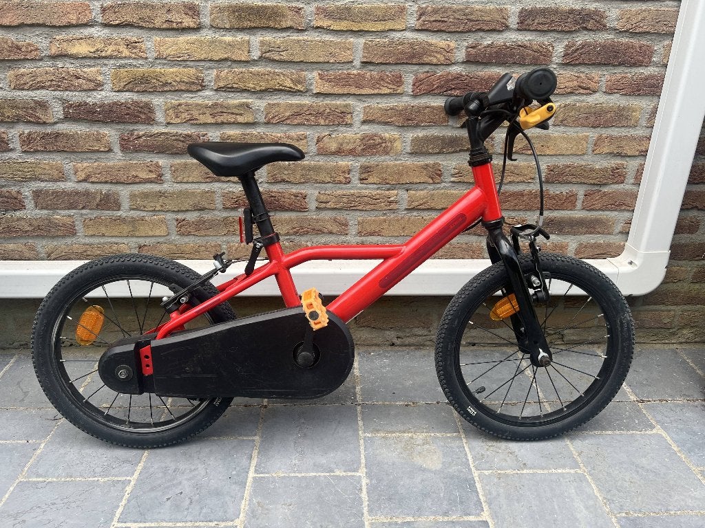 Vélo Btwin Discover 500 rouge - 16 pouces, Vélos & Vélomoteurs, Frein sur jante, Enlèvement, BTwin Décathlon, Comme neuf