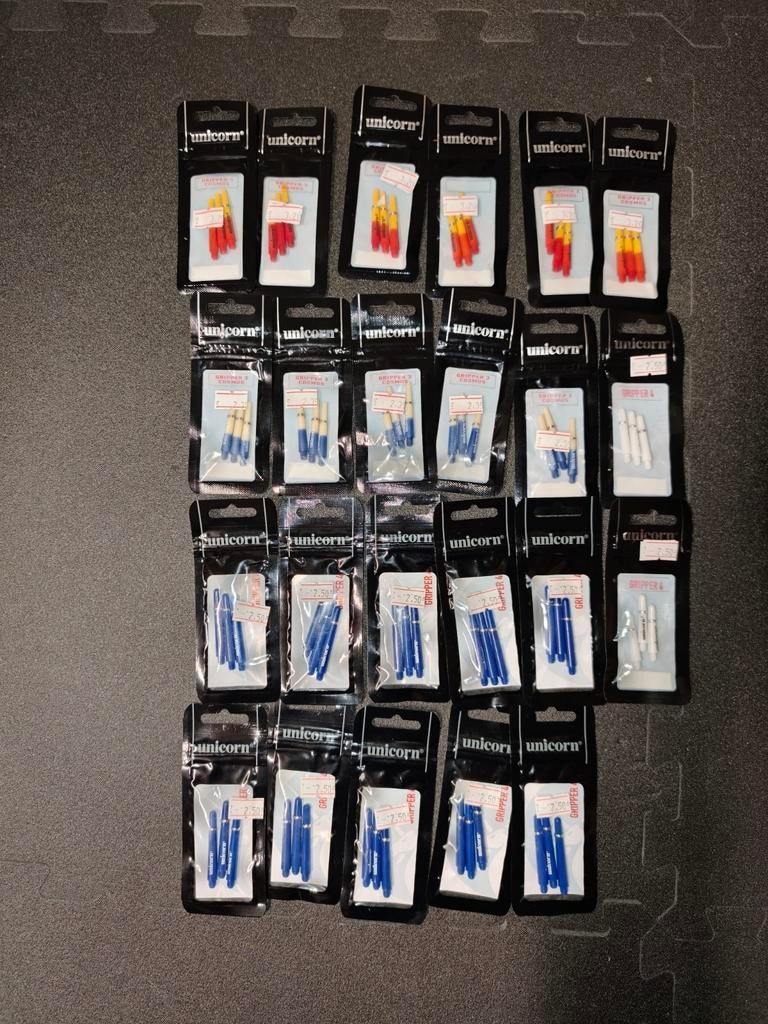 23 sets Unicorn shafts nieuw, Sport en Fitness, Darts, Ophalen of Verzenden, Shafts