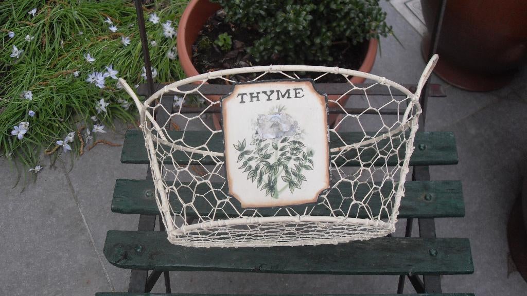 mandje, Tuin en Terras, Ophalen, Zo goed als nieuw