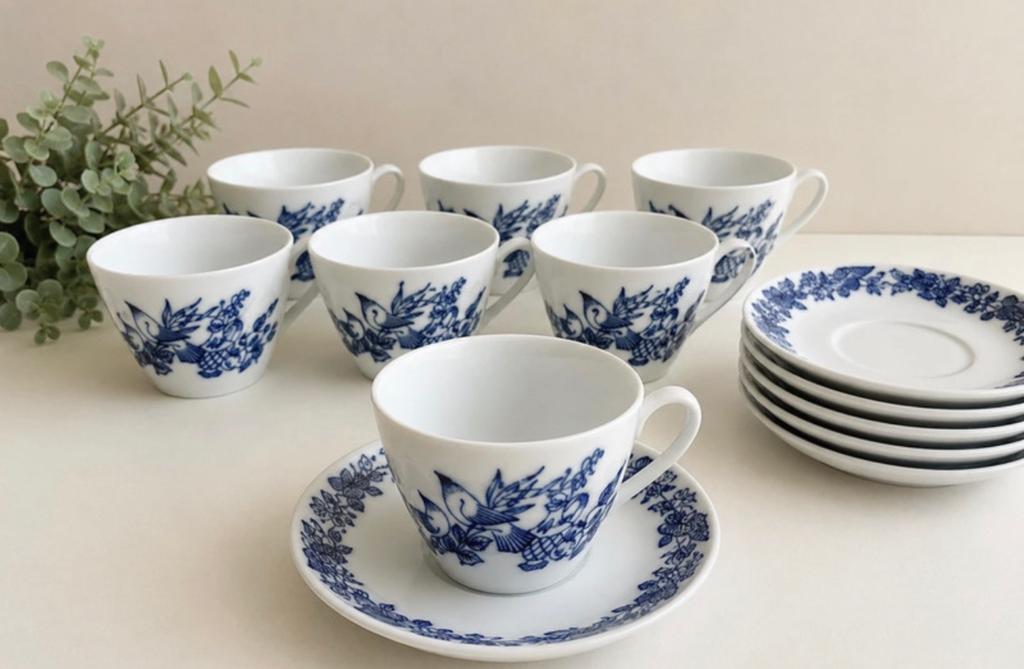 service à café vintage en porcelaine allemande Schönwald, Enlèvement ou Envoi