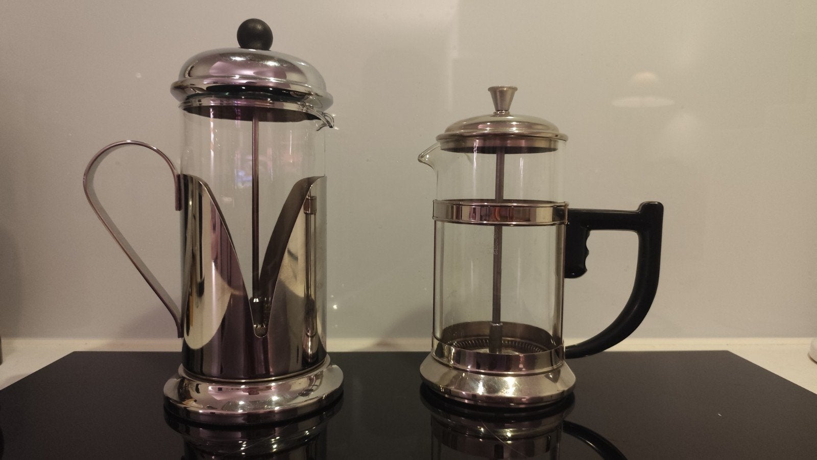 Verschillende koffie persen, Electroménager, Autres modèles, Enlèvement ou Envoi, 4 à 10 tasses, Café moulu