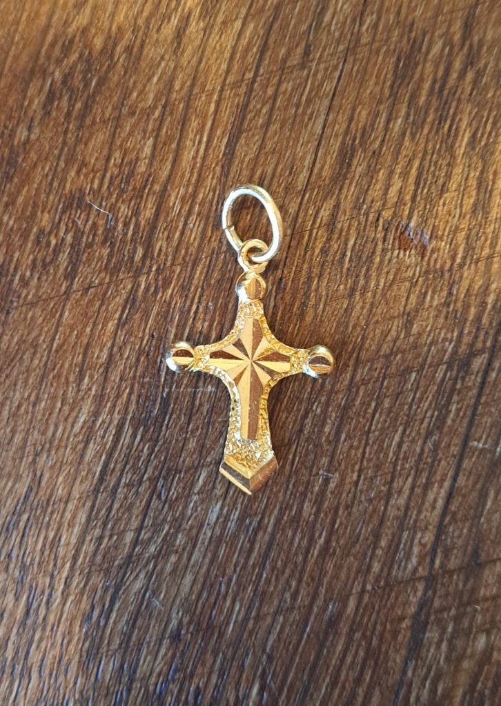 Gouden kruisje, Ophalen of Verzenden