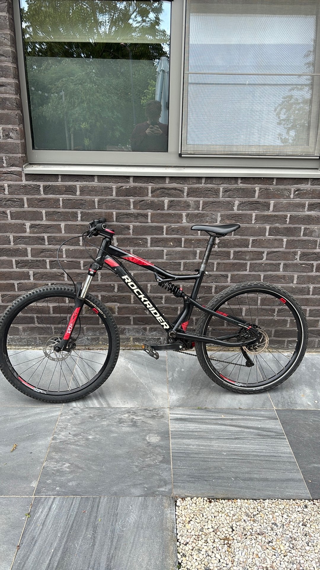 Rockrider Mountainbike ST530S, Fietsen en Brommers, 57 cm of meer, Zo goed als nieuw, Schijfrem, Ophalen