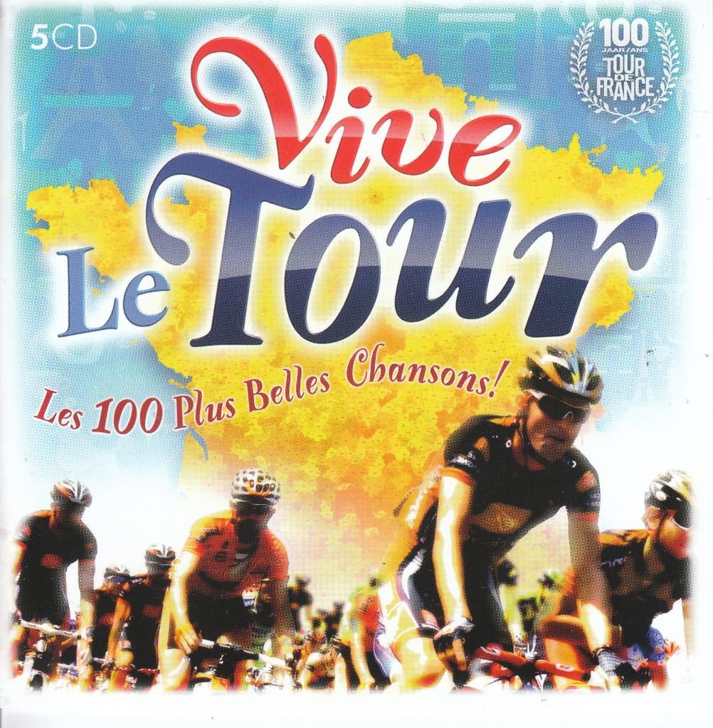 100 jaar Tour de France met "les plus belles chansons", Verzenden, Zo goed als nieuw, Pop
