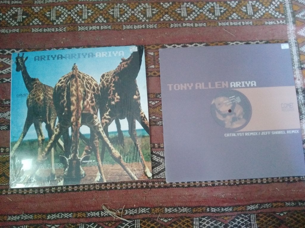 Tony Allen - Ariya Remixes - DJ STUFF, Cd's en Dvd's, Vinyl | R&B en Soul, Overige genres, Ophalen of Verzenden, Zo goed als nieuw