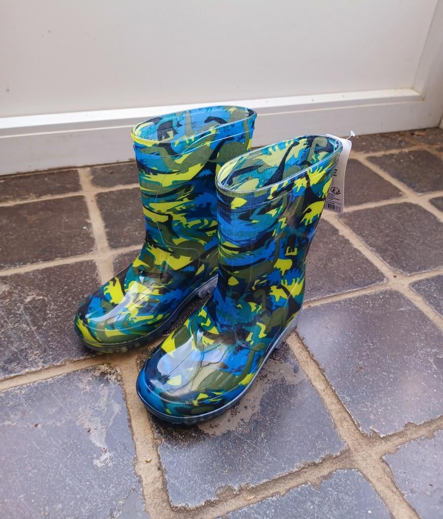 Regenlaarzen met lichtjes maat 28-29 NIEUW, Enlèvement, Neuf, Bottes