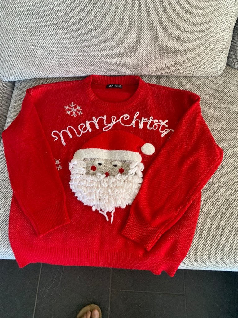Kersttrui – Merry Christmas – Maat S, Kleding | Dames, Ophalen of Verzenden, Gedragen, Maat 36 (S), Rood