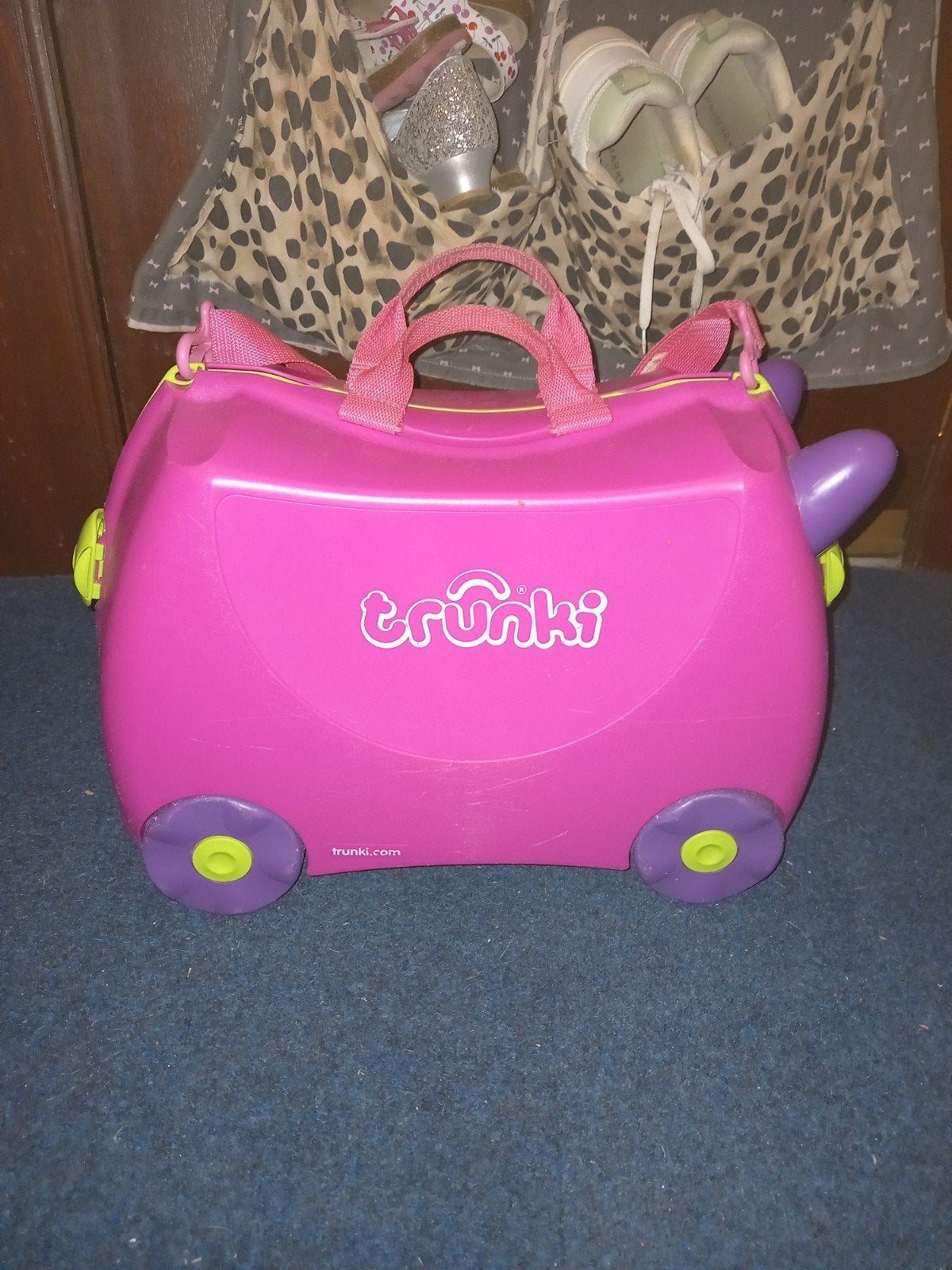 trunki koffer., Ophalen, Gebruikt, Hard kunststof, Slot