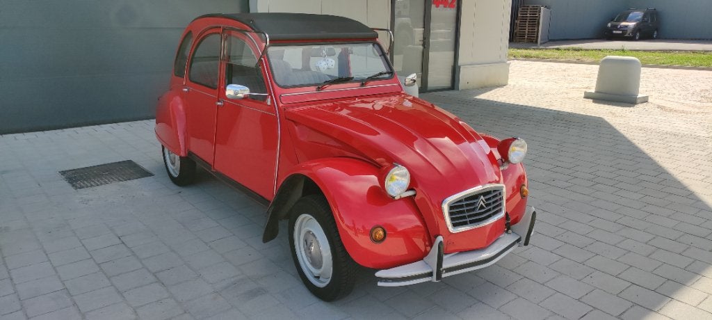 Mooie 2cv 1987, Autos, Oldtimers & Ancêtres, Rouge, Achat, 4 portes, 602 cm³