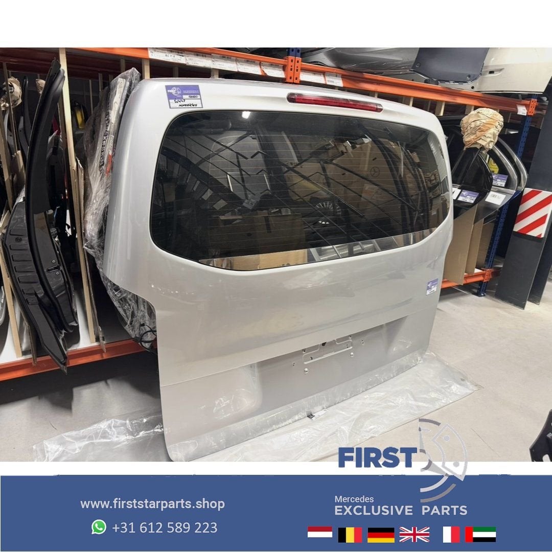 W447 VITO TOURER / V KLASSE VIP ACHTERKLEP DEUR ZILVERGRIJS, Auto-onderdelen, Gebruikt, Ophalen of Verzenden, Achter, -