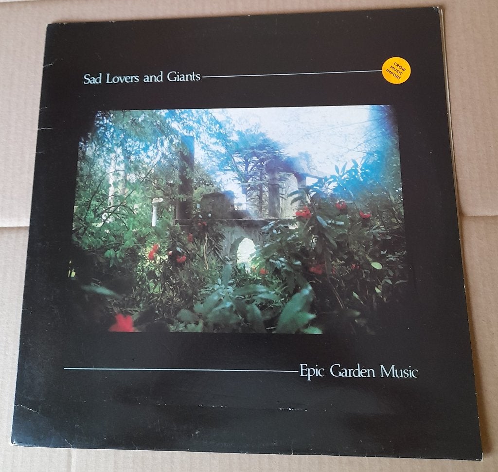 SAD LOVERS AND GIANTS - EPIC GARDEN MUSIC - LP - 1982 - UK -, CD & DVD, Vinyles | Rock, Alternatif, 12 pouces, Enlèvement ou Envoi