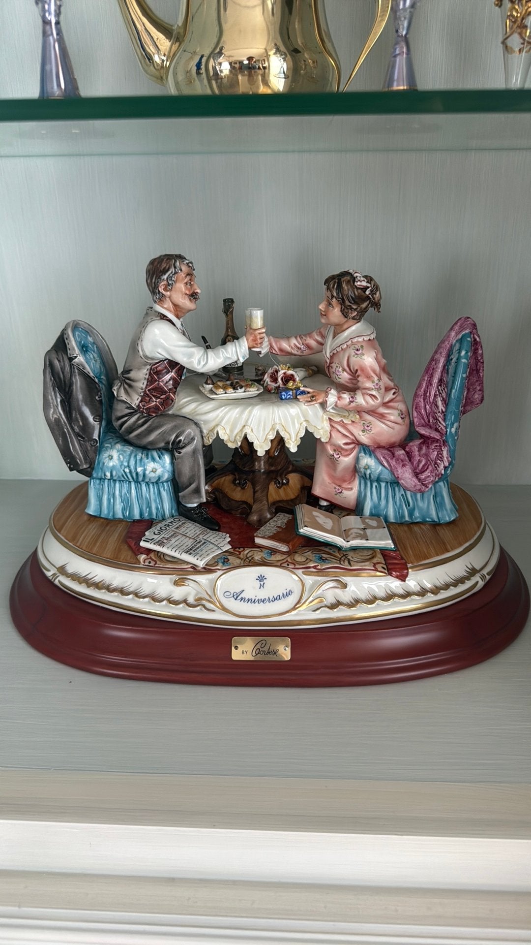 Anniversario Germano Cortese porcelaine excl de Capodimonte, Enlèvement