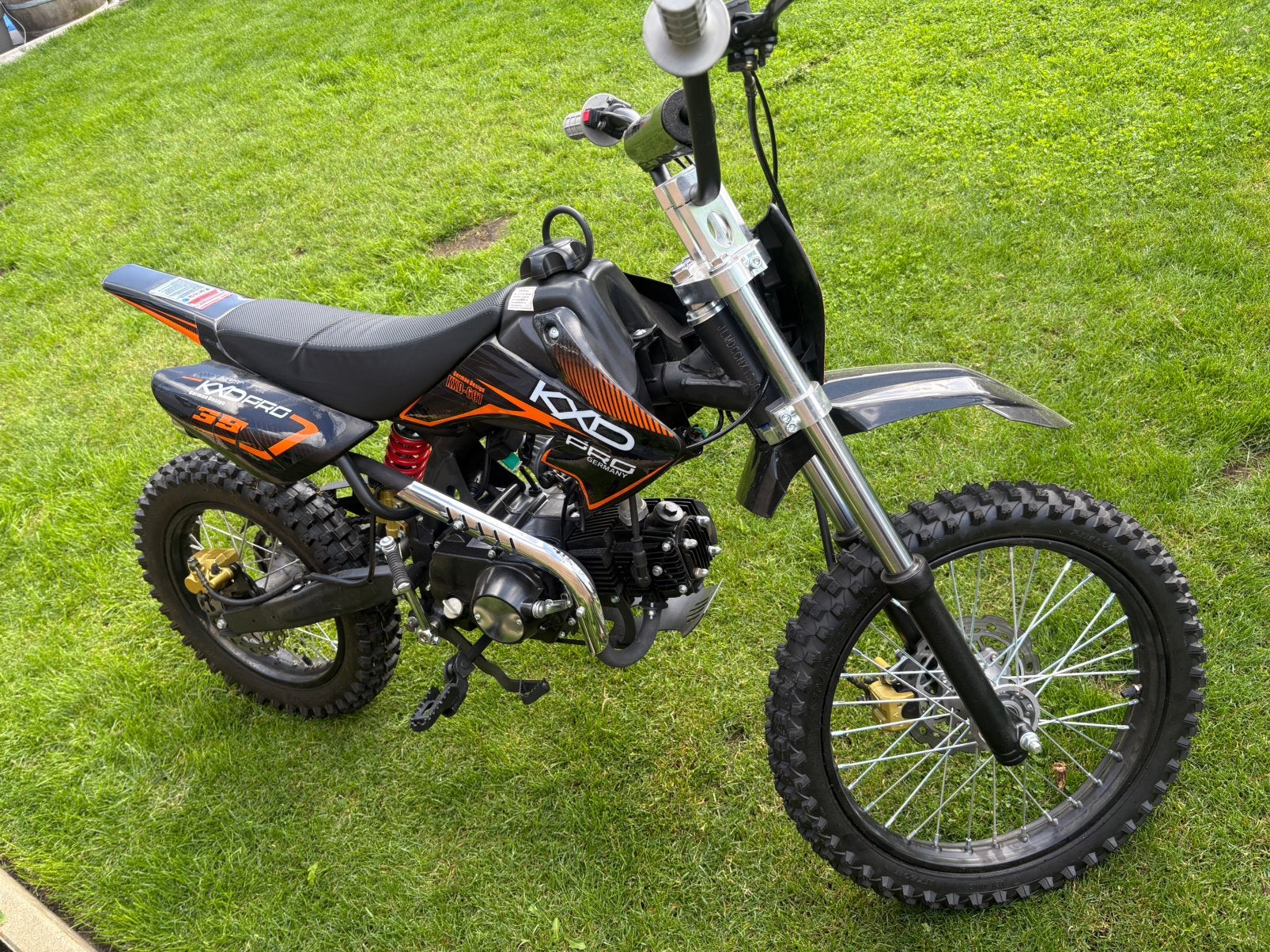 KXD Pro 612 125cc Pitbike, Vélos & Vélomoteurs, Mini Bikes, Midi Bikes & Pit Bikes, Comme neuf, Pit Bike, Enlèvement