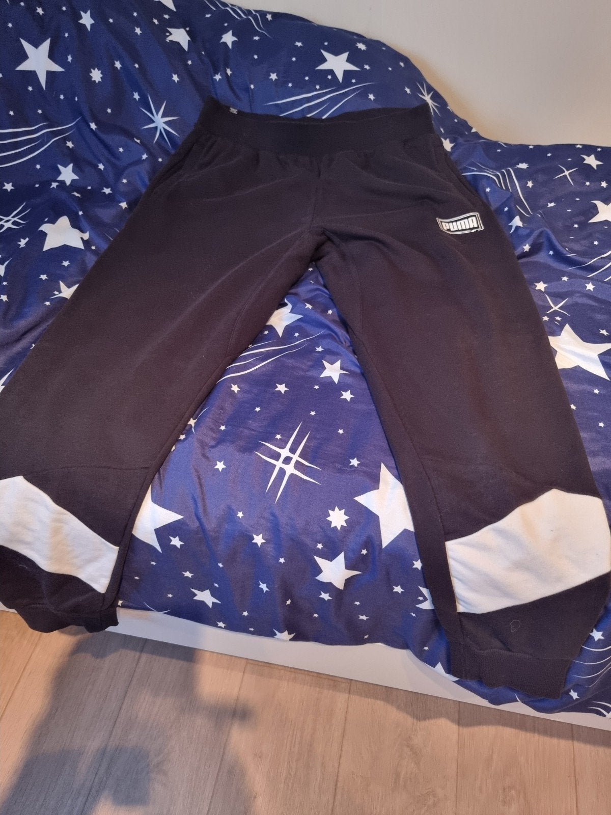 Puma trainingsbroek – zwart/wit – maat L, Puma, Zwart, Ophalen of Verzenden, Zo goed als nieuw