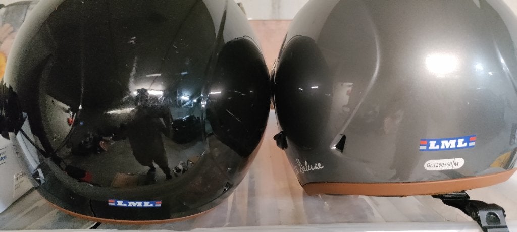 2 Helmen scooter, Fietsen en Brommers, Ophalen, Gebruikt, L, Heer of Dame