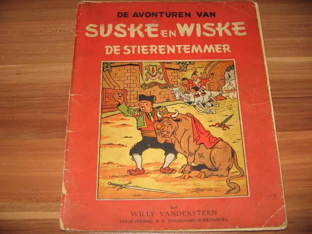 Suske en Wiske nr 10: De stierentemmer - 3 DRUK, Eén stripboek, Ophalen of Verzenden, Willy Vandersteen