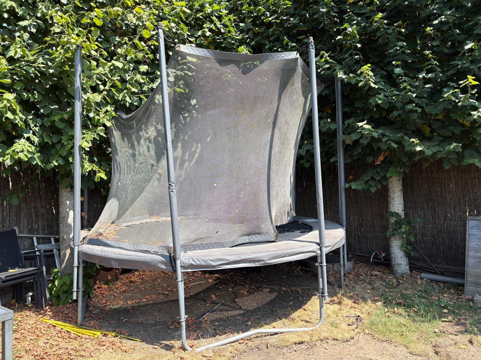 Trampoline: 3,70m, Kinderen en Baby's, Speelgoed | Buiten | Trampolines, Ophalen, Gebruikt