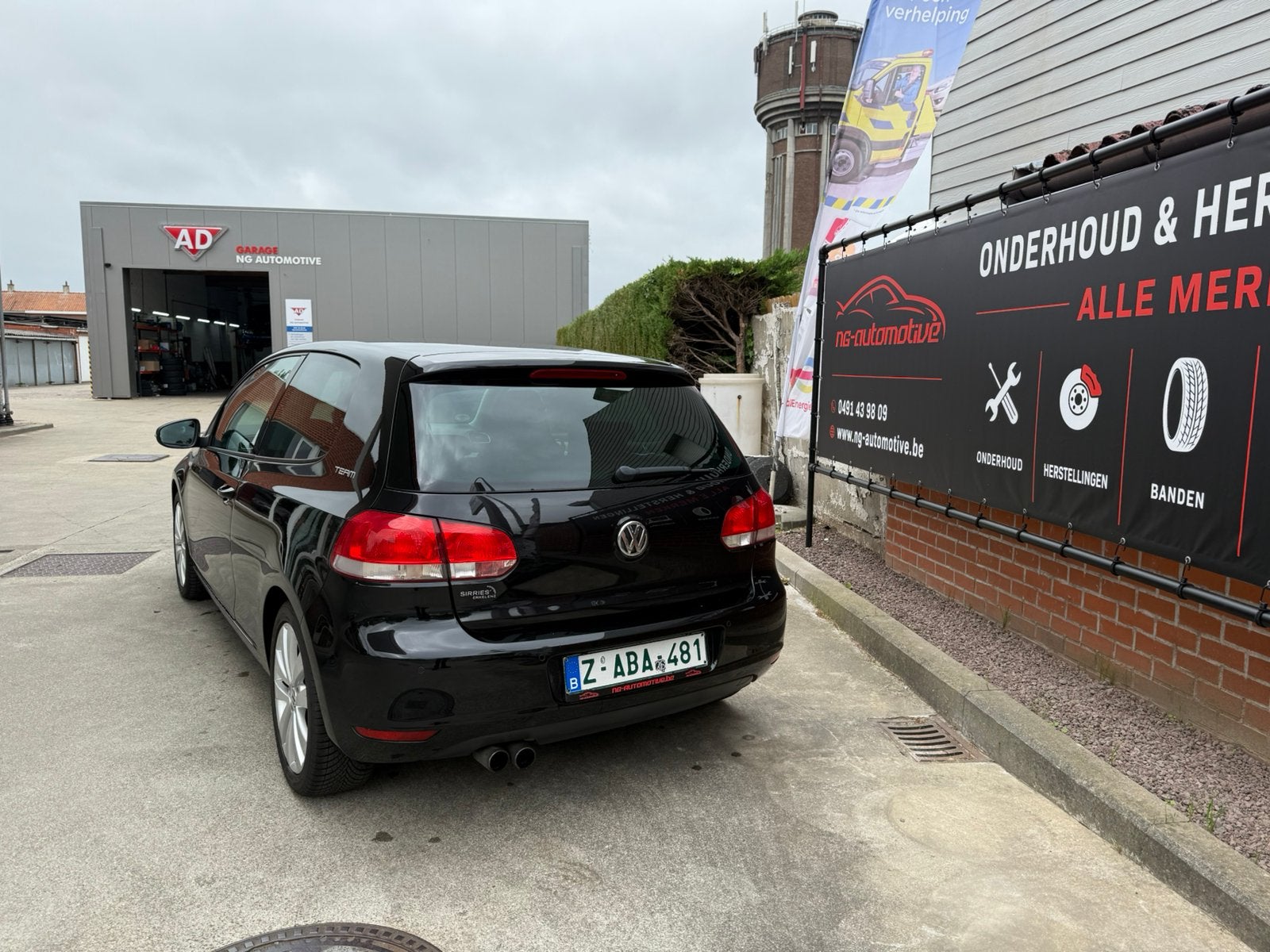 Volkswagen Golf VI 1.4 TSI Team / pdc / airco, Auto's, Euro 5, Stof, Zwart, 4 cilinders