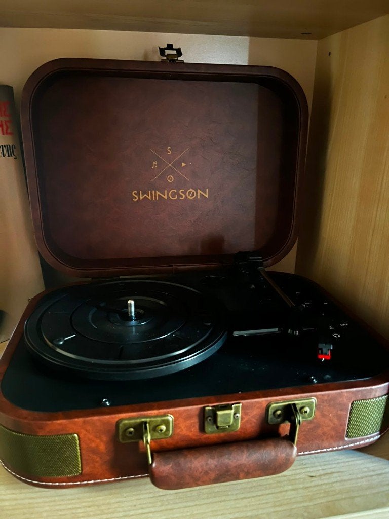 Tourne-disque - Swingson On Stage BT (Vintage) + Bluetooth, Autres marques, Tourne-disque, Comme neuf, Enlèvement