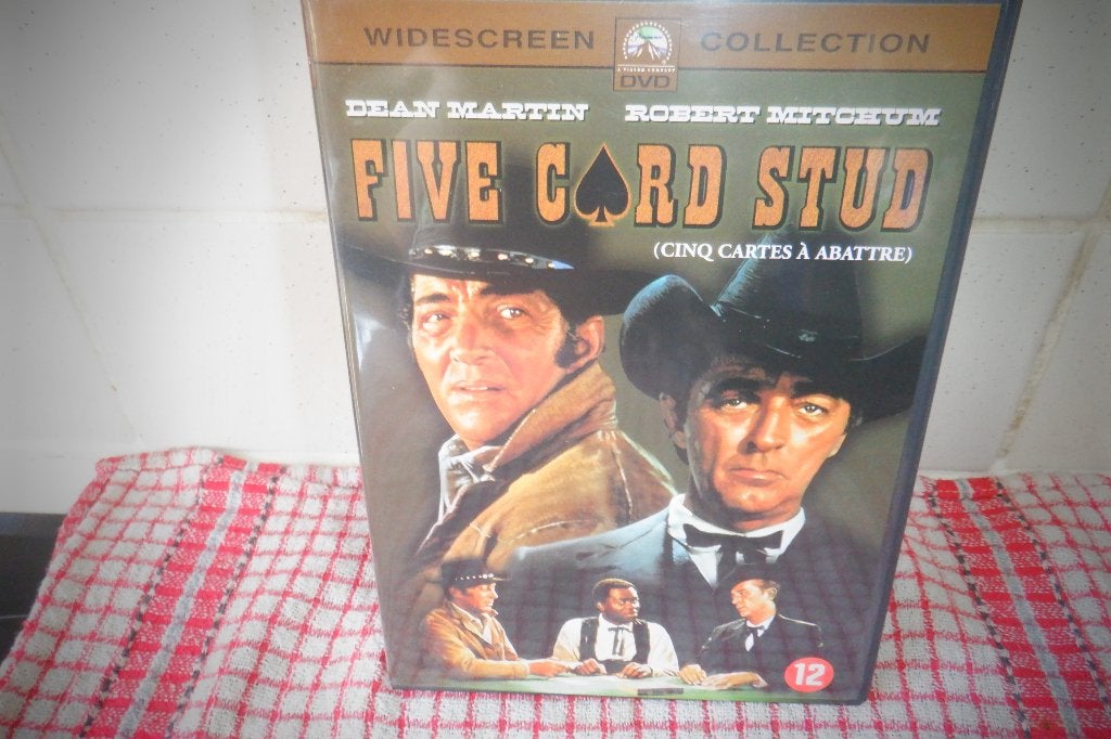 DVD Five Card Stud.(Dean Martin & Robert Mitchum), Spaans, Actie, Ophalen of Verzenden, Zo goed als nieuw